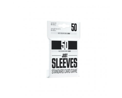 Just Sleeves - Standard Card Game Black (50 Sleeves)