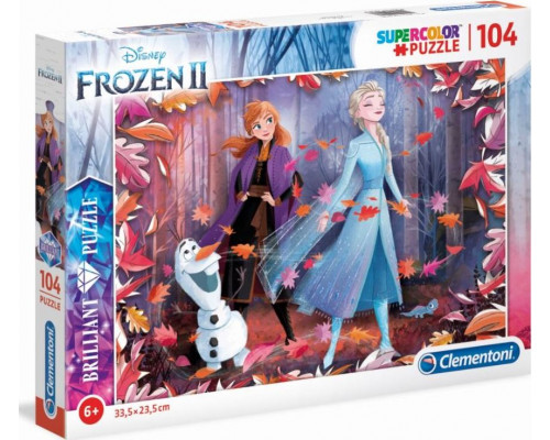 Clementoni Puzzle 104 Brilliant Frozen 2