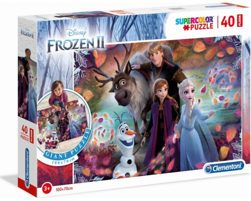 Clementoni Puzzle 40 podłogowe Super kolor Frozen 2