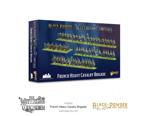 Black Powder Epic Battles: Waterloo - French Heavy Cavalry Brigade - EN