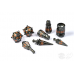 PolyHero Warrior 8 Dice Set Steel Grey