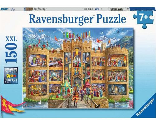 Ravensburger Puzzle 150 Widok na zamek rycerski XXL