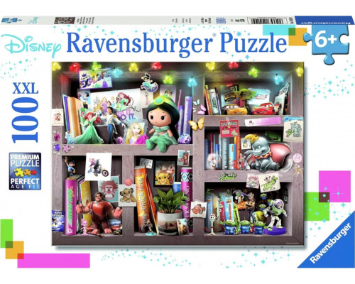 Ravensburger Puzzle 100 Disney bohaterowie XXL
