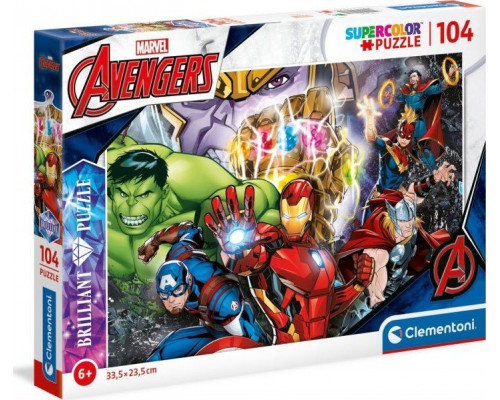 Clementoni Puzzle 104 Brilliant Marvel