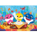 Clementoni Puzzle 60 HappyColor dwustronne Baby Shark