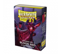 Dragon Shield Japanese Matte Sleeves - Blood Red 'Juusouken' (60 Sleeves)