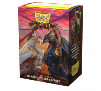 Dragon Shield Standard size Brushed Art Sleeves - Valentine Dragon 2023 (100 Sleeves)