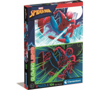 Clementoni Puzzle 104 Glowing Spiderman