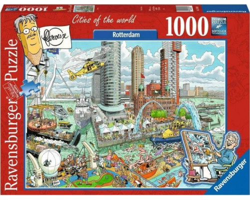 Ravensburger Puzzle 2D 1000 elementów Rotterdam