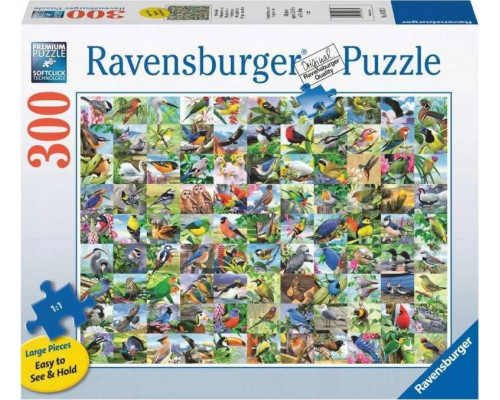 Ravensburger Puzzle 300el 99 zachwycających ptaków 169375 RAVENSBURGER