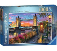 Ravensburger Puzzle 1000 Tower Bridge o zachodzie słońca