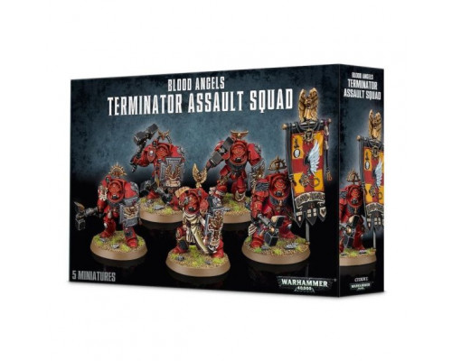 Warhammer 40,000 Blood Angels Terminator Assault Squad