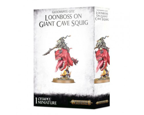 Gloomspite Gitz - Loonboss on Giant Cave Squig - GW-89-35
