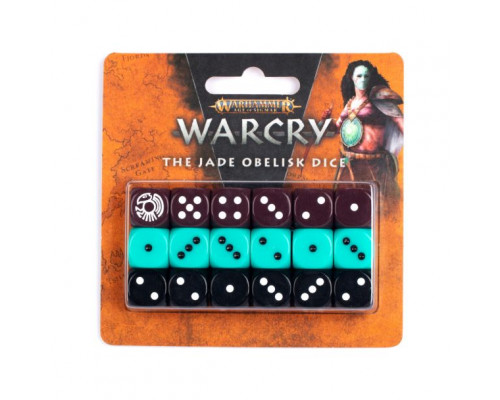Warcry: The Jade Obelisk Dice