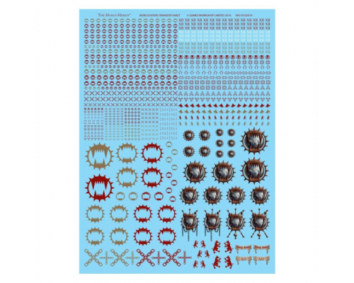 World Eaters Legion Transfer Sheet