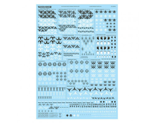  Solar Auxilia Vehicle Markings Transfer Sheet