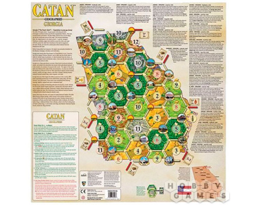 Настольная игра Catan Geographies: Georgia (6 pack)