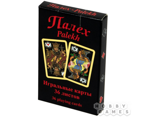 Настольная игра Игральные карты "Черный Палех" (36 листов)