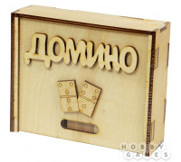 Домино в деревянной коробке (RU)