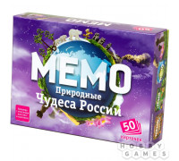 Настольная игра Мемо "Природные чудеса России"