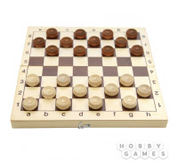 Настольная игра Шашки деревянные (145x290x45)