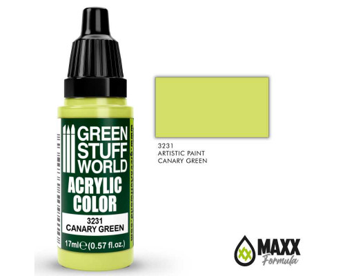 Acrylic Color CANARY GREEN