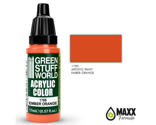 Acrylic Color EMBER ORANGE