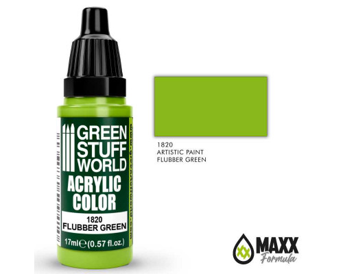 Acrylic Color FLUBBER GREEN