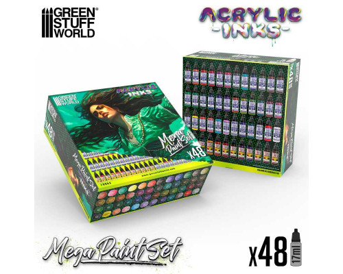 Acrylic Dipping Ink Mega Paint Set