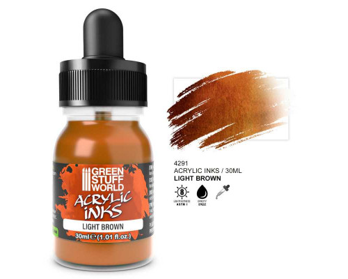 Acrylic Ink Opaque- Light Brown