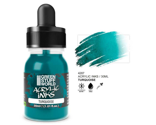 Acrylic Ink Opaque- Turquoise