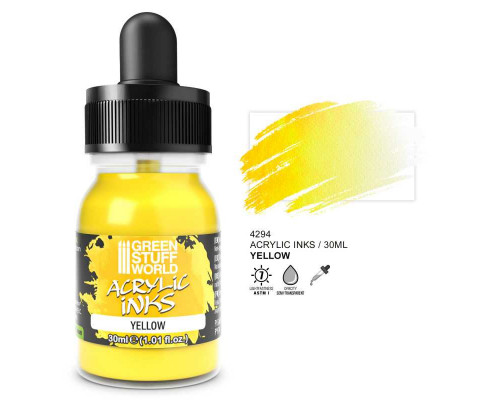 Acrylic Ink Opaque - Yellow