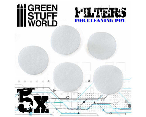 Airbrush Cleaning Pot Filters