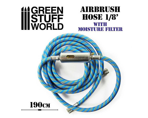Airbrush Fabric Hose with Humidity Filter