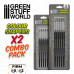 Clay Shapers - Color Shapers COMBO 0 and 2 - Black Firm