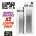 Clay Shapers - Color Shapers COMBO 0 and 2 - White Soft