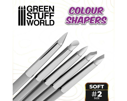 Clay Shapers - Color Shapers SIZE 2 - White Soft