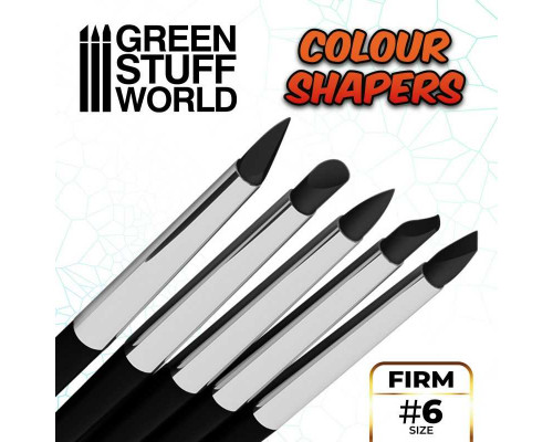 Clay Shapers - Color Shapers SIZE 6 - Black Firm