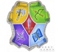 Значок деревянный "Как победить дракона. Герб"