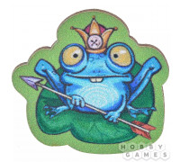 Значок деревянный "Как победить дракона. Лягушка"