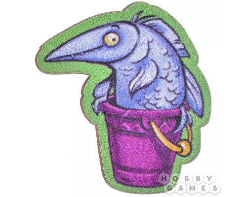 Значок деревянный "Как победить дракона. Щука"