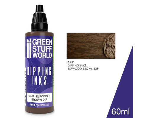 Dipping ink 60 ml - ELFWOOD BROWN DIP