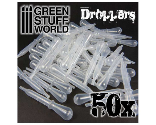 50x Droppers with Suction Bulb