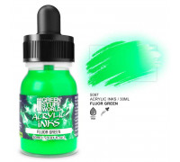 Fluor Acrylic Ink - Green