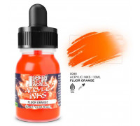 Fluor Acrylic Ink - Orange