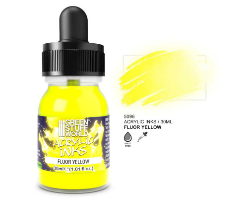 Fluor Acrylic Ink - Yellow