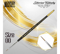 GOLD SERIES Siberian Kolinsky Brush - Size 00