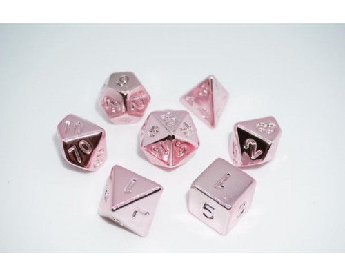 Dice set Shiny: Roségold (7)