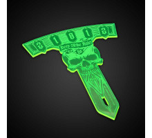 Deep Strike Ruler Template 6" - Fluor Green