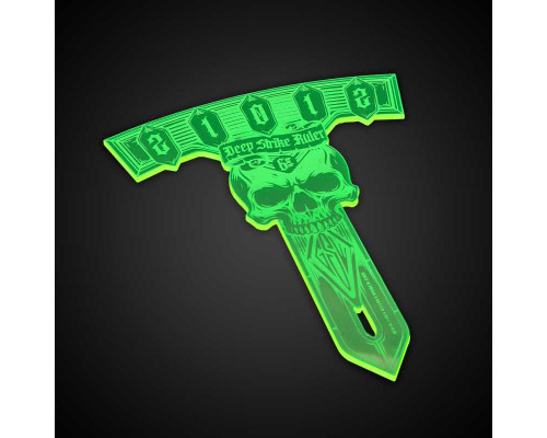 Deep Strike Ruler Template 6" - Fluor Green